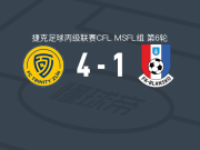 兹林B队4-1大胜布兰斯科，michael brazda帽子戏法，jakub neveril建功