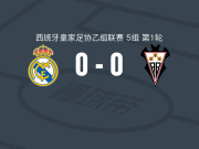 皇家马德里C队0-0阿尔瓦塞特竞技，双方互有攻守