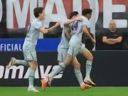 半场：米兰0-2乌迪内斯，巴尔泰萨吉乌龙，埃克伦坎普破门