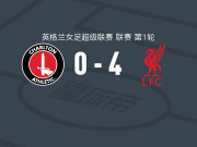 利物浦女足4-0大胜查尔顿女足，菲斯克双响，考波奇点射