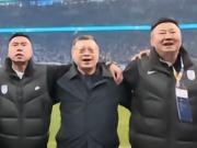 英博主场完胜浙江，赛后欧塞尔主席周云杰参与“莎啦啦”庆祝