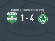 尼科西亚团结4-1大胜阿里斯，迪奥尼梅开二度，布鲁韦尔斯建功