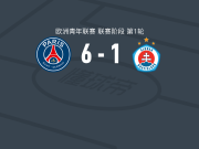 巴黎圣日耳曼U19 6-1血洗布拉迪斯拉发U19，阿亚里帽子戏法，Noah Adnane破门