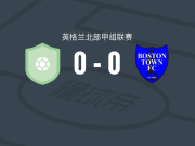 考文垂联0-0波士顿镇，势均力敌