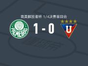 帕尔梅拉斯1-0基多大学，贾伊一锤定音