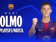 助攻+创造3次机会，奥尔莫当选巴萨客胜马竞全场最佳球员