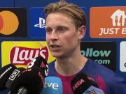 德容：两场比赛我们都是更具统治力的一方，细节决定了胜负