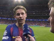 德容：每个人都尽力了，我觉得运气没有站在我们这边