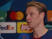 德容：我们的足球风格若能一直保持下去，未来定会有更多机会