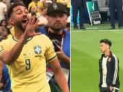 赛后对着盐贝健人伸出五指，库尼亚：我们可是赢了5次世界杯