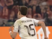 自维尼修斯以来，居莱尔是首位欧冠客战拜仁梅开二度的球员