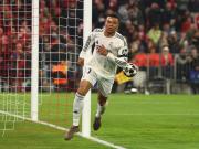  姆巴佩单赛季欧冠打入15球，仅次于13/14和15/16赛季的C罗