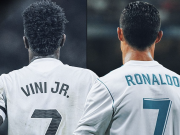 维尼修斯5个欧冠赛季参与进球上双，成为皇马继C罗之后第二人