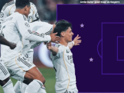 状态火热，居莱尔成皇马队史第三位欧冠单场禁区外进2+球球员