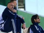 正在进行教练员培训课程，里贝里观看桑坦德竞技的训练并学习