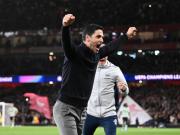 仅输1场，阿森纳近13场对阵葡萄牙球队的欧战战绩为6胜6平1负