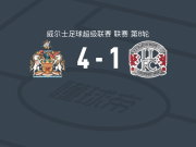 巴里城4-1大胜兰迪德诺，Ellis Williams建功，Dan Barton破门