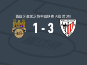 毕尔巴鄂竞技B队3-1庞特韦德拉，阿里茨-孔德破门，楚斯-比斯凯建功