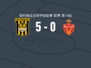 最强者5-0狂胜皇家奥鲁罗，洛姆双响，埃斯塔西奥两球