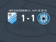 尤尼科夫1-1西格玛奥罗莫斯B队，Samuel Dikos破门，Jan Ambrozek扳平比分