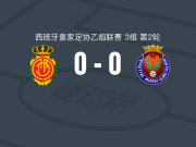 马略卡B队0-0米内拉体育，双方破门乏术