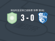 布尔加斯1919 3-0大胜保利文斯巴达