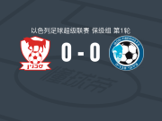 萨赫宁比尼0-0提比利亚，难分伯仲