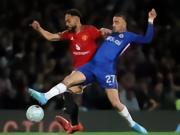 半场：曼联1-0切尔西，库尼亚破门，B费助攻，埃斯特旺伤退