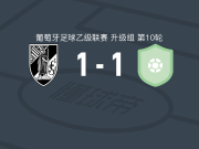 吉马良斯B队1-1桑塔雷，若昂-里卡多破僵，安德烈-奥利韦拉救主