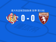 克雷莫内塞0-0都灵，双方破门乏术