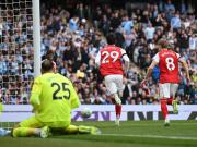 半场：曼城1-1阿森纳，谢尔基一条龙破门，多纳鲁马超巨失误