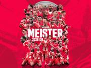 拜仁已在德甲夺冠34次，加上1932年德锦赛总计获35次全国冠军