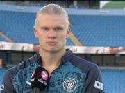 哈兰德谈与加布对抗：如果我倒地，我觉得应该是一张红牌