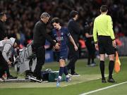 距离欧冠半决赛还有九天，维蒂尼亚在对阵里昂时右脚踝扭伤