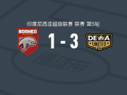 德瓦联3-1婆罗洲，德尼尔森两球，若纳坦破门