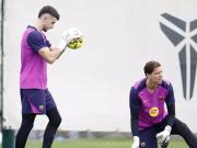 每体对比巴萨两门将：霍安-加西亚多项数据优于什琴斯尼