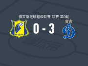 莫斯科迪纳摩3-0大胜罗斯托夫，秋卡温两球，奥基肖尔破门