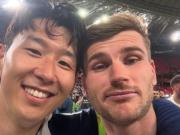 维尔纳：孙兴慜是我效力热刺时的好朋友，再次见到他很高兴