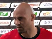  费利佩：对方后防线提得非常靠前，我们利用他们的特点打身后