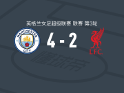 曼城女足4-2利物浦女足，亨普梅开二度，哈迪贾-肖破门