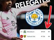  10 年前的英超冠军莱斯特城队，一年时间里连降两级！