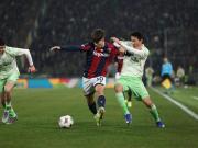 博洛尼亚官方：多明格斯恢复合练，贝尔纳代斯基伤缺2-3周