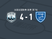 勒皮4-1大胜博若莱自由城，安托万-戈捷梅开二度，Michaël Faty建功