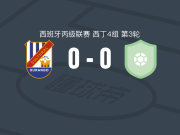 杜兰戈0-0Aretxabaleta，双方互有攻守