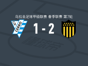 佩纳罗尔2-1塞罗竞技取乌拉甲3连胜，克里斯蒂安-雅伊梅、阿雷索破门
