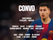 巴萨vs塞尔塔大名单：库巴西回归，拉菲尼亚、贝尔纳尔仍缺阵