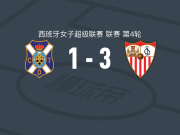 塞维利亚女足3-1逆转特内里费女足，马丁-波苏埃洛、莫尔西略破门