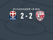 诺瓦拉2-2卡尔皮，Christian Donadio首开记录，达格拉察扳平比分