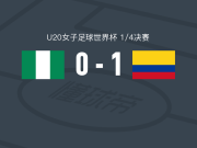 哥伦比亚女足U20 1-0尼日利亚女足U20，瓦莱林-洛沃亚一击制胜