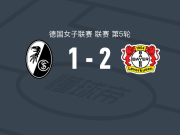 勒沃库森女足2-1逆转弗赖堡女足，埃斯特雷利亚-梅里诺破门，科尔内利娅-克拉默点射